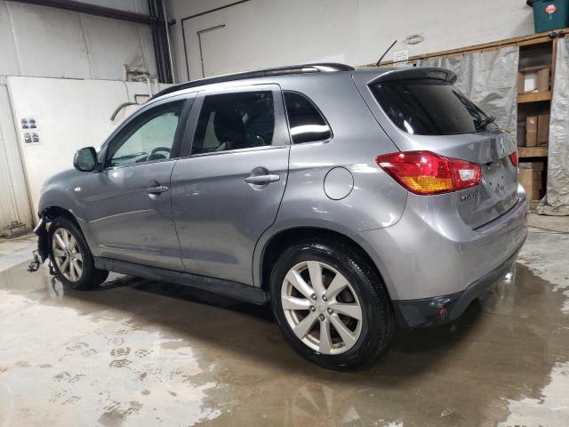 4A4AR4AU2FE049661 - 2015 MITSUBISHI OUTLANDER SE GRAY photo 2