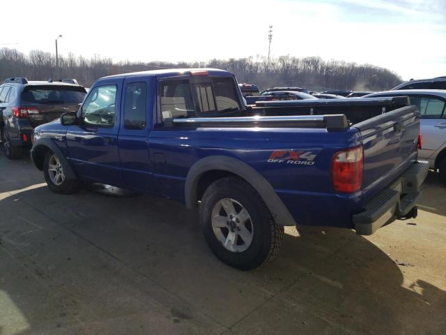 1FTZR45E63PB13620 - 2003 FORD RANGER SUPER CAB BLUE photo 2