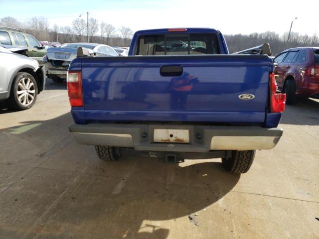 1FTZR45E63PB13620 - 2003 FORD RANGER SUPER CAB BLUE photo 6