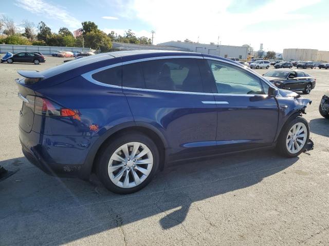 5YJXCBE20JF130181 - 2018 TESLA MODEL X Azul foto 3