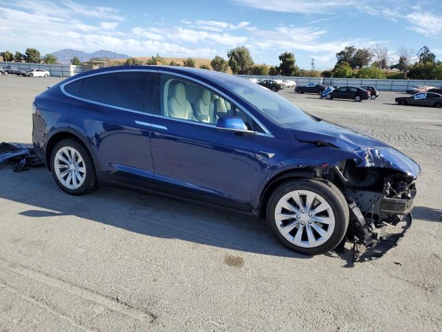 5YJXCBE20JF130181 - 2018 TESLA MODEL X Azul foto 4