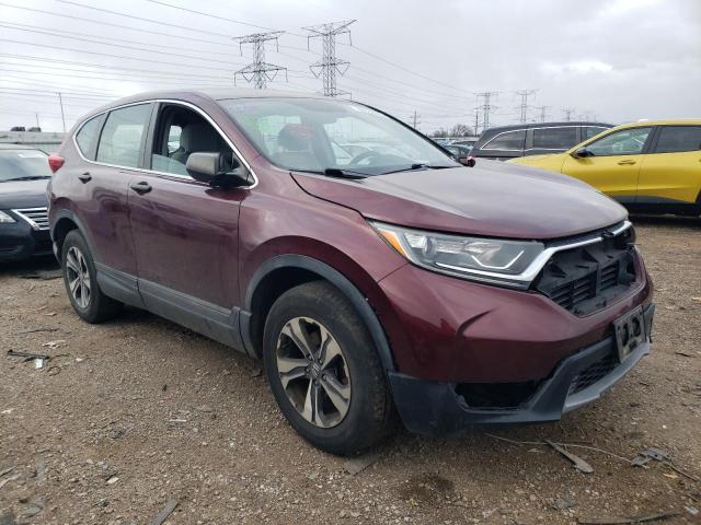 5J6RW6H35HL001298 - 2017 HONDA CR-V LX BURGUNDY photo 4