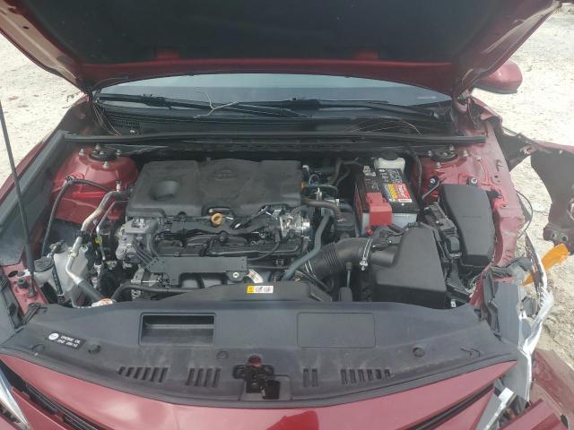 4T1C11AK8NU634989 - 2022 TOYOTA CAMRY LE RED photo 11