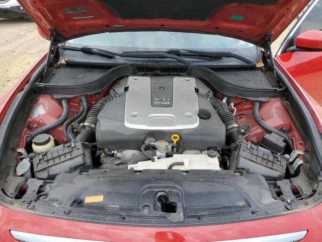 JN1CV6AP2BM502505 - 2011 INFINITI G37 BASE RED photo 11