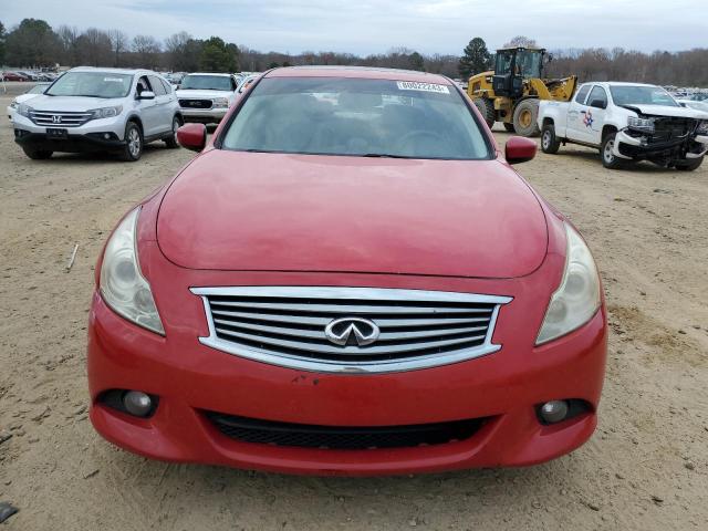 JN1CV6AP2BM502505 - 2011 INFINITI G37 BASE RED photo 5