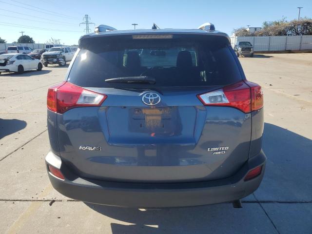 2T3DFREV2DW004433 - 2013 TOYOTA RAV4 LIMITED GRAY photo 6