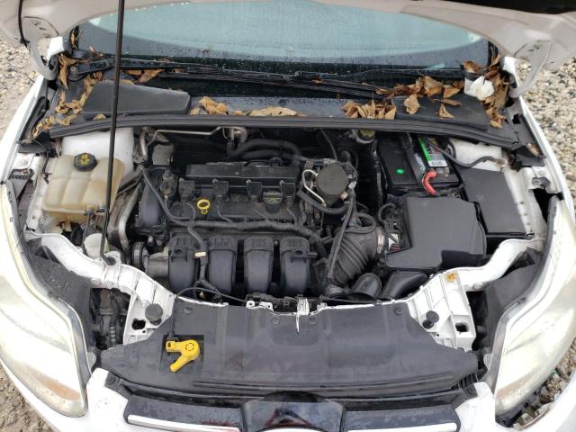 1FAHP3H23CL169427 - 2012 FORD FOCUS SEL WHITE photo 11