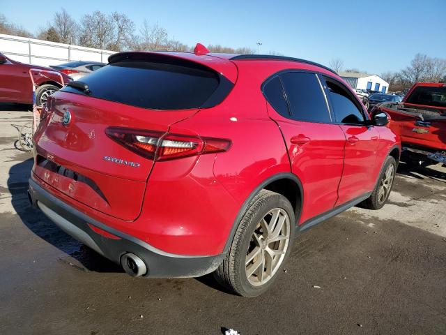 ZASFAKNN4J7B64519 - 2018 ALFA ROMEO STELVIO TI SPORT RED photo 3