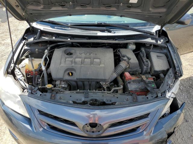 2T1BU4EE4BC681880 - 2011 TOYOTA COROLLA BASE GRAY photo 11