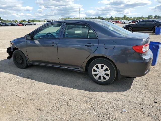 2T1BU4EE4BC681880 - 2011 TOYOTA COROLLA BASE GRAY photo 2
