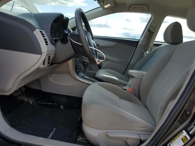 2T1BU4EE4BC681880 - 2011 TOYOTA COROLLA BASE GRAY photo 7