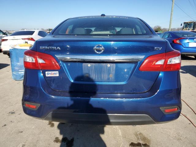 3N1AB7AP4HY306898 - 2017 NISSAN SENTRA S BLUE photo 6