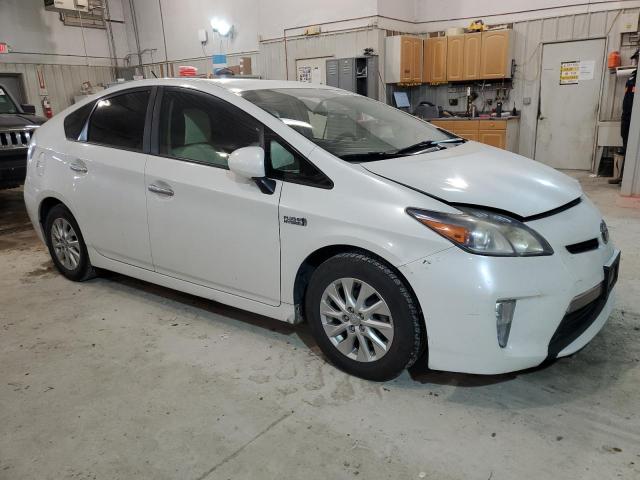 JTDKN3DP3E3060816 - 2014 TOYOTA PRIUS PLUG WHITE photo 4