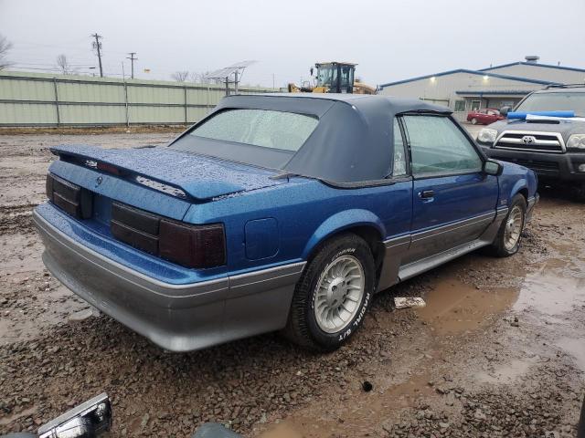 1FACP45E8LF196135 - 1990 FORD MUSTANG GT BLUE photo 3