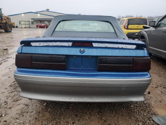 1FACP45E8LF196135 - 1990 FORD MUSTANG GT BLUE photo 6