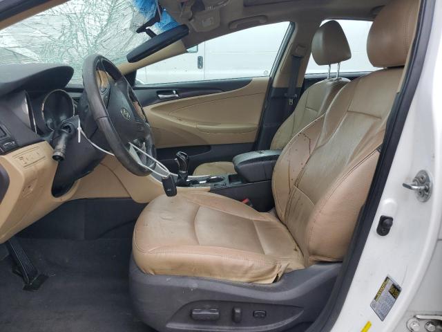 5NPEC4AC1DH626257 - 2013 HYUNDAI SONATA SE WHITE photo 7