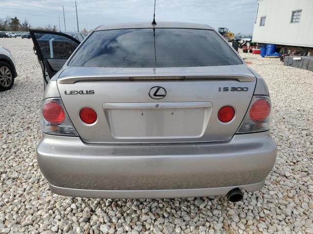 JTHBD192330075303 - 2003 LEXUS IS 300 SILVER photo 6