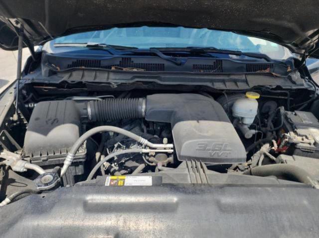 1C6RR7LG2MS532320 - 2021 RAM 1500 CLASS SLT Noir photo 7