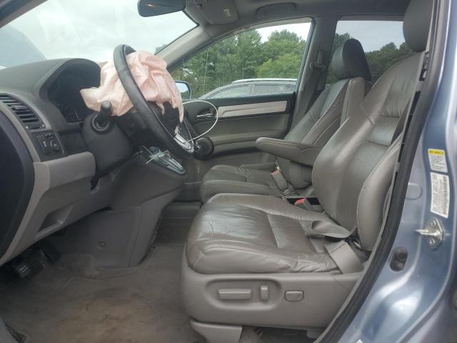 5J6RE3H76AL042372 - 2010 HONDA CR-V EXL BLUE photo 7