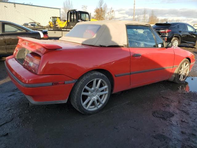 6MPCT0366M8606312 - 1991 MERCURY CAPRI XR2 RED photo 3