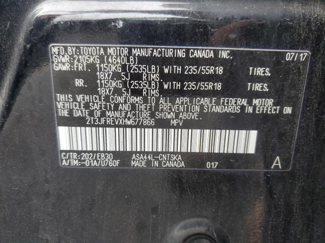 2T3JFREVXHW677866 - 2017 TOYOTA RAV4 SE Qara foto 12