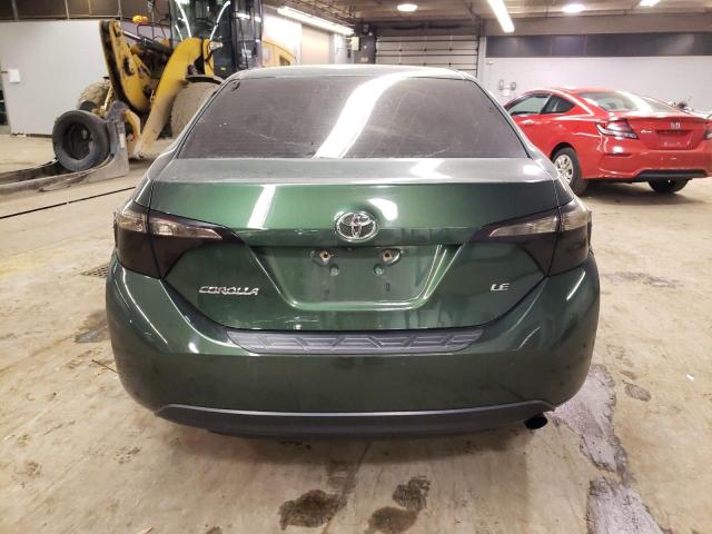 2T1BURHE3FC445428 - 2015 TOYOTA COROLLA L GREEN photo 6