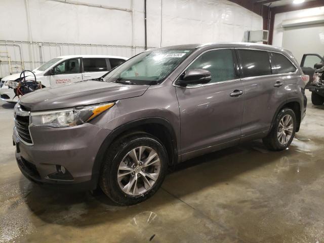 2015 TOYOTA HIGHLANDER XLE, 