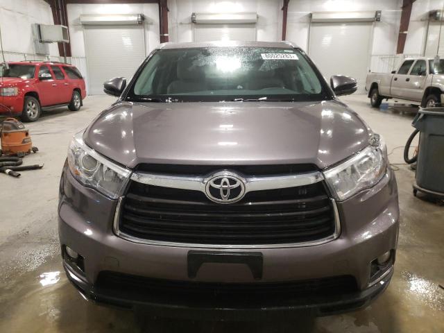 5TDJKRFH5FS177309 - 2015 TOYOTA HIGHLANDER XLE Boz foto 5