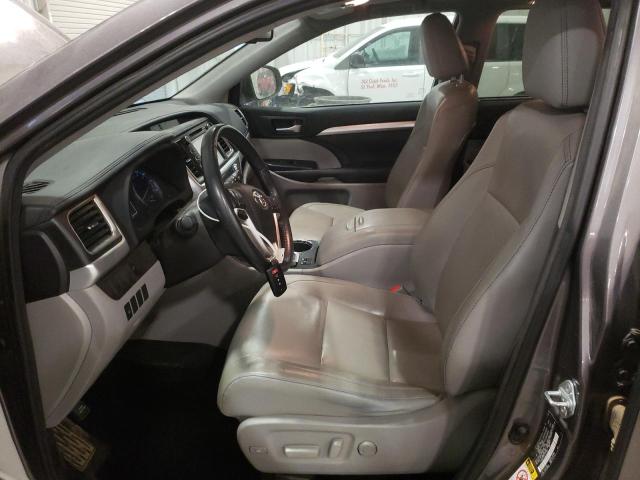 5TDJKRFH5FS177309 - 2015 TOYOTA HIGHLANDER XLE Boz foto 7