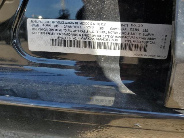 3VWAX7AJ4AM151788 - 2010 VOLKSWAGEN JETTA LIMITED Qara foto 12