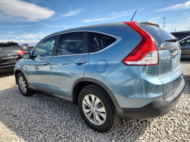 5J6RM3H56DL005781 - 2013 HONDA CR-V EX BLUE photo 2