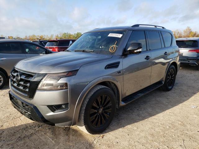 JN8AY2BA3M9370086 - 2021 NISSAN ARMADA SL GRAY photo 1