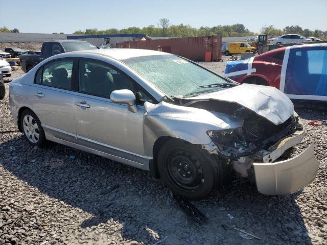 19XFA1F53BE045217 - 2011 HONDA CIVIC LX SILVER photo 4