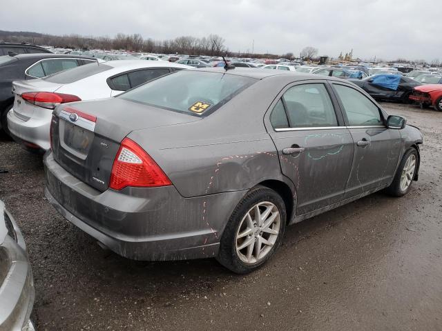 3FAHP0JG6BR148303 - 2011 FORD FUSION SEL GRAY photo 3