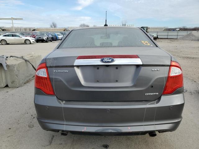 3FAHP0JG6BR148303 - 2011 FORD FUSION SEL GRAY photo 6