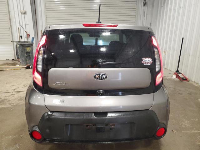 KNDJN2A21G7360834 - 2016 KIA SOUL GRAY photo 6