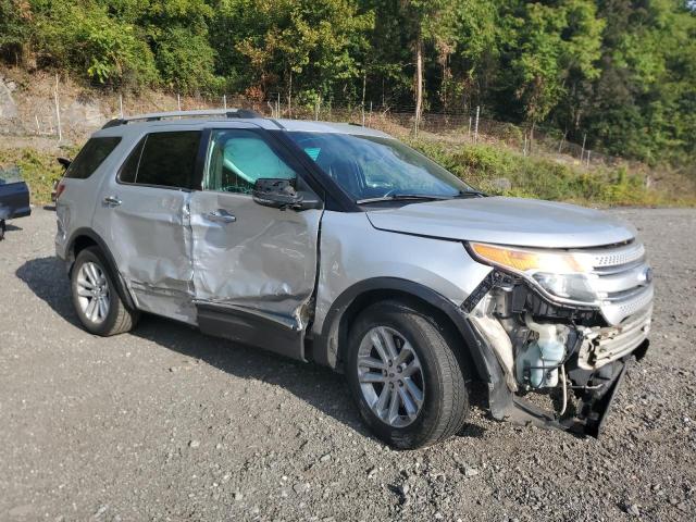 1FM5K8D82EGA41934 - 2014 FORD EXPLORER XLT SILVER photo 4