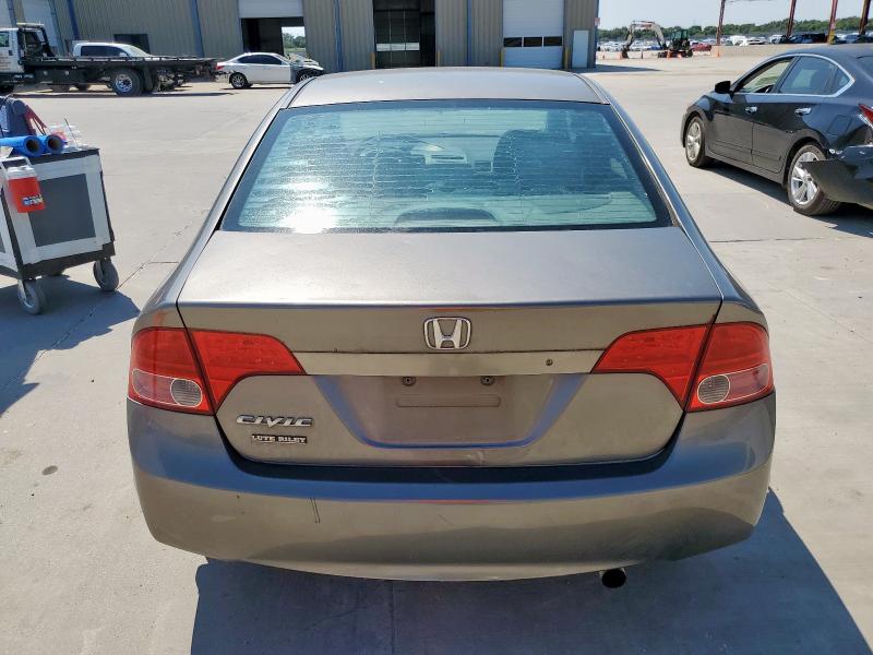 1HGFA16598L020663 - 2008 HONDA CIVIC LX GRAY photo 6