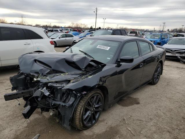 2C3CDXMG6MH606216 - 2021 DODGE CHARGER GT BLACK photo 1