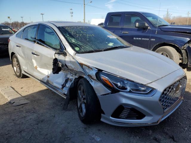 5NPE34AF4KH729664 - 2019 HYUNDAI SONATA LIMITED SILVER photo 4