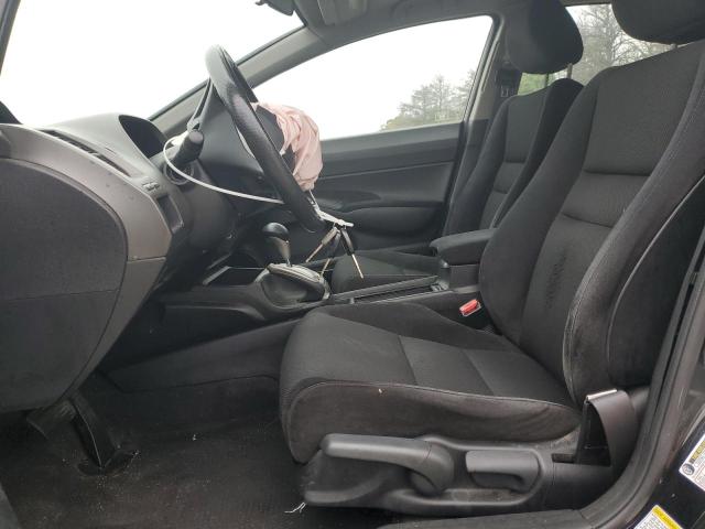 2HGFA16609H325508 - 2009 HONDA CIVIC LX-S BLACK photo 7