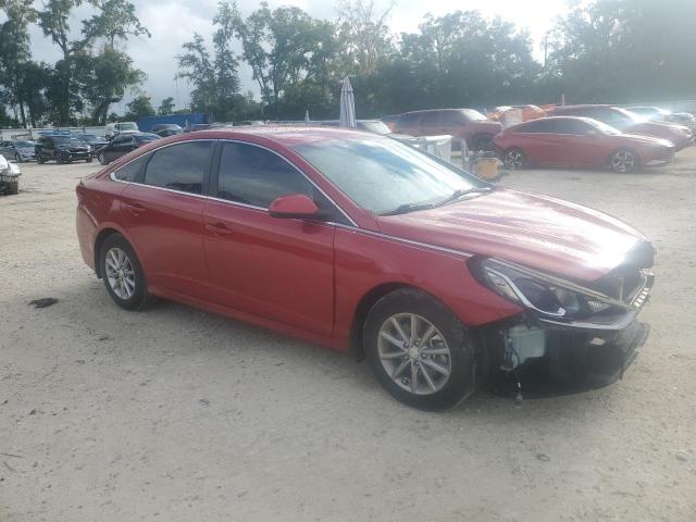 5NPE24AF4KH798146 - 2019 HYUNDAI SONATA SE 红色 照片 4