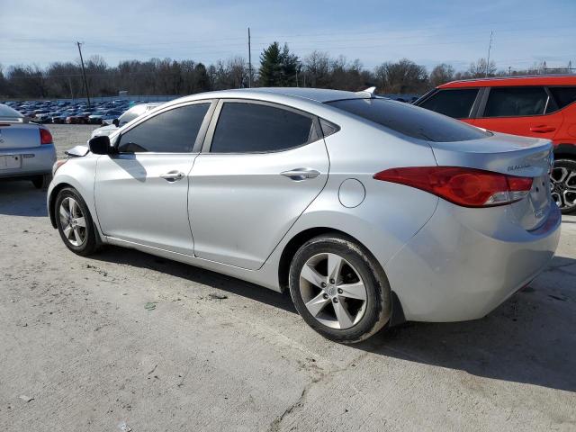 5NPDH4AE8DH274602 - 2013 HYUNDAI ELANTRA GLS SILVER photo 2