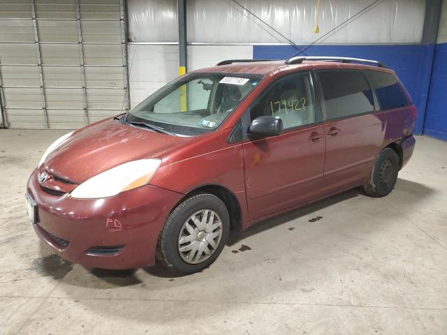 5TDZK23C98S137241 - 2008 TOYOTA SIENNA CE BURGUNDY photo 1