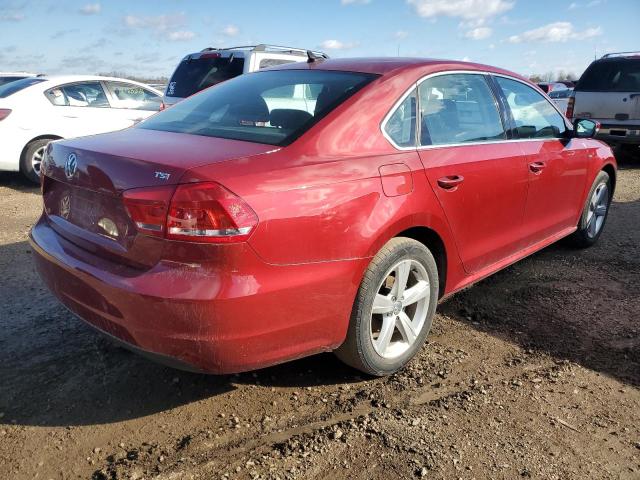 1VWAS7A37FC122360 - 2015 VOLKSWAGEN PASSAT S RED photo 3