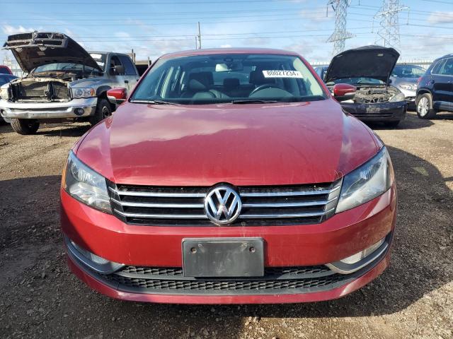 1VWAS7A37FC122360 - 2015 VOLKSWAGEN PASSAT S RED photo 5