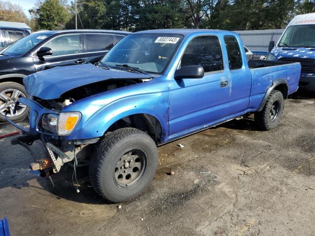 4TAVN52N8YZ575205 - 2000 TOYOTA TACOMA XTRACAB BLUE photo 1