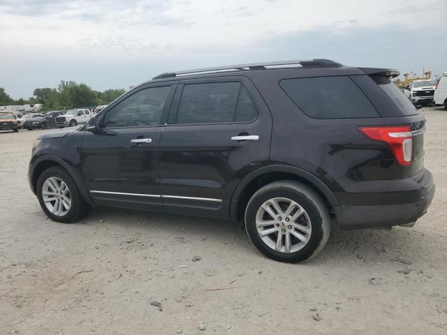 1FM5K7D88DGB19478 - 2013 FORD EXPLORER XLT BLACK photo 2