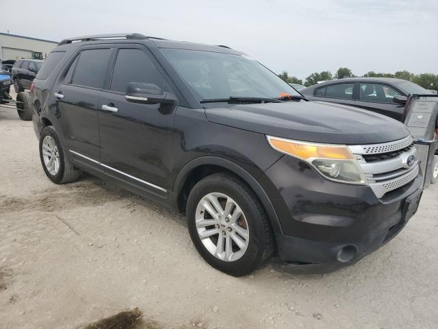 1FM5K7D88DGB19478 - 2013 FORD EXPLORER XLT BLACK photo 4