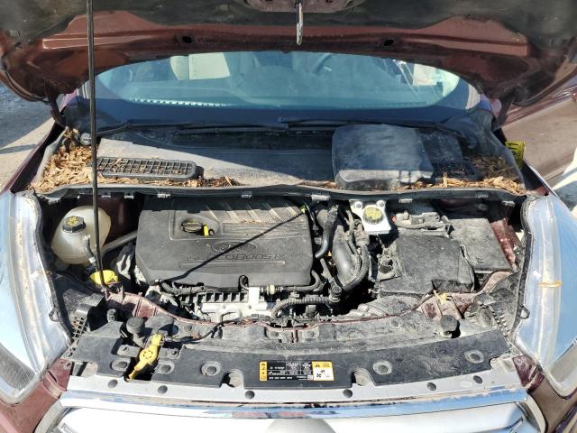 1FMCU9GDXJUC59549 - 2018 FORD ESCAPE SE 勃艮第红 照片 12